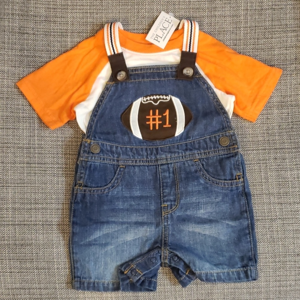 The Children's Place T-Shirt and Overall